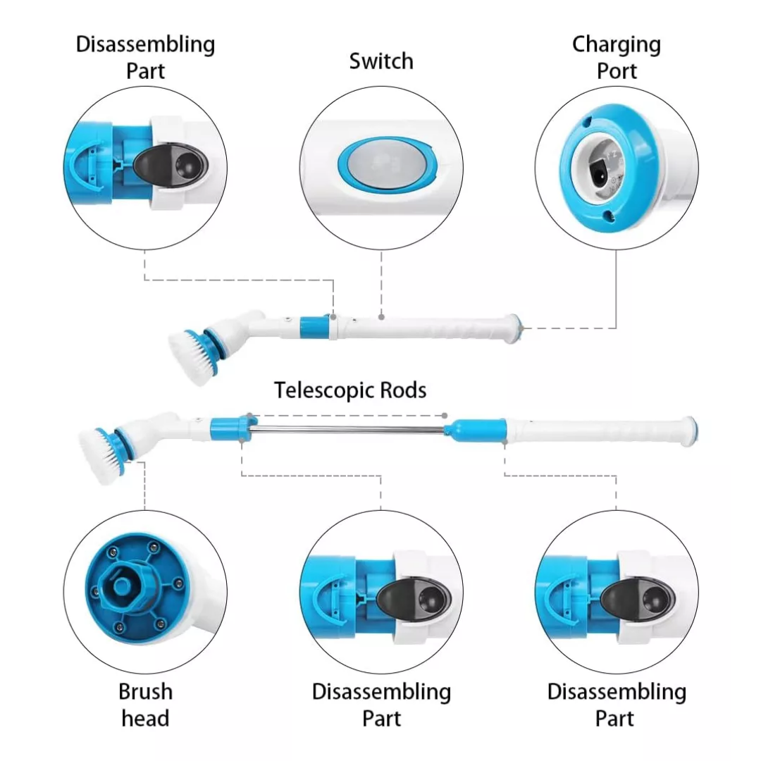 Brosse Électrique Rotative | Puissante & rechargeable